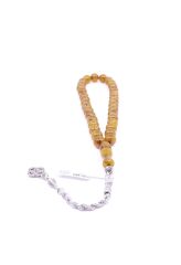 Küre Kesim Sıkma Kehribar Tesbih 9 x 9 mm