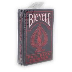 Foil Back Crimson Oyun Kartı Destesi