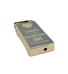 Özel Tasarım 1000 Loose Diamond 999 Fineness Metal Çakmak - Hediye Kutulu ve Yedek Taşlı