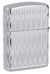 Zippo Armor Flame Polished Chrome Dizayn Çakmak