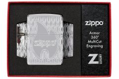 Zippo Armor Flame Polished Chrome Dizayn Çakmak