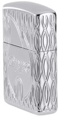 Zippo Armor Flame Polished Chrome Dizayn Çakmak