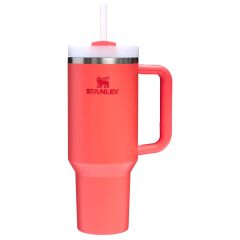 Stanley Quencher H2.O FlowState Tumbler Pipetli Termos 1.18L - Hot Coral