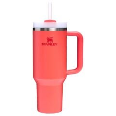 Stanley Quencher H2.O FlowState Tumbler Pipetli Termos 1.18L - Hot Coral