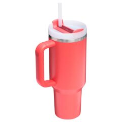 Stanley Quencher H2.O FlowState Tumbler Pipetli Termos 1.18L - Hot Coral