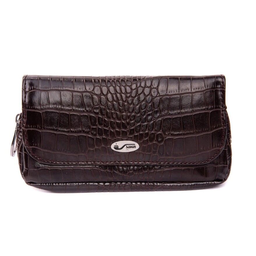 Şahin Siyah Suni Deri Pipo Çantası 101871