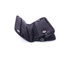 Şahin Siyah Suni Deri Pipo Çantası 101871