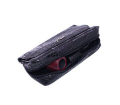 Şahin Siyah Suni Deri Pipo Çantası 101871