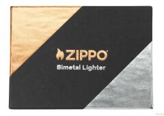 Zippo Bimetal Limited Edition Dizayn - Saf Gümüş Kapak/Saf Bakır Gövde