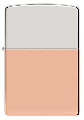 Zippo Bimetal Limited Edition Dizayn - Saf Gümüş Kapak/Saf Bakır Gövde