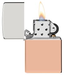 Zippo Bimetal Limited Edition Dizayn - Saf Gümüş Kapak/Saf Bakır Gövde
