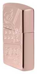 Zippo Armor Script Logo Collectible Dizayn Çakmak Rose Gold