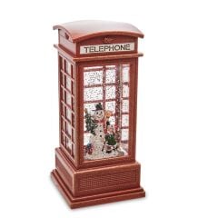 Kardan Adam Ve Küçük Çocuk Işıklı ve Müzikli Kar Küresi