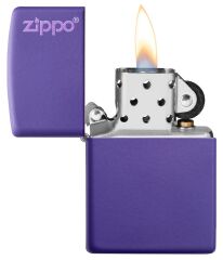 Zippo Matte Purple Classic Logo Çakmak