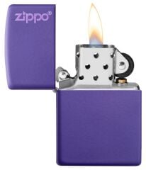 Zippo Matte Purple Classic Logo Çakmak