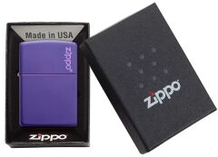 Zippo Matte Purple Classic Logo Çakmak