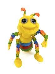 Esnek Eklemli Akrobat Karınca Oyuncak - Hareketli ve Renkli Eğitici Çocuk Oyuncak, Stres Giderici Fidget Toy (Sarı)