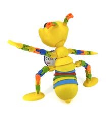 Esnek Eklemli Akrobat Karınca Oyuncak - Hareketli ve Renkli Eğitici Çocuk Oyuncak, Stres Giderici Fidget Toy (Sarı)