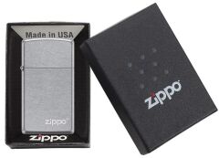 Zippo Slim Street Chrome Logo Dizayn Çakmak