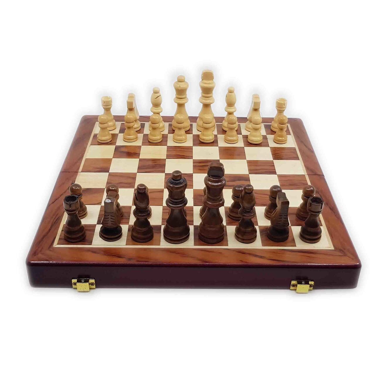 Ahşap Seyahat Satranç Takımı