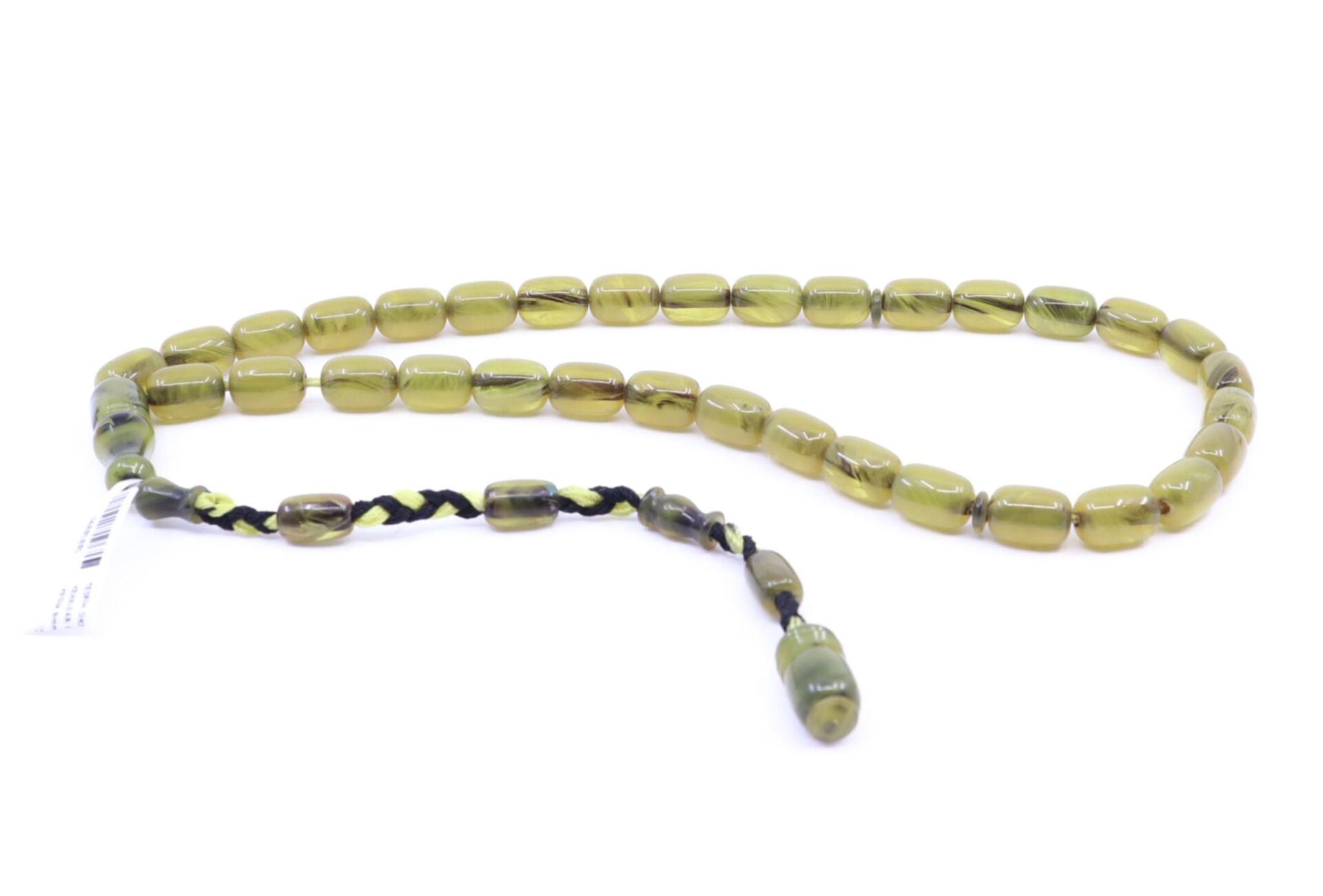 Kapsül Kesim Sıkma Kehribar Tesbih 8 x 12 mm