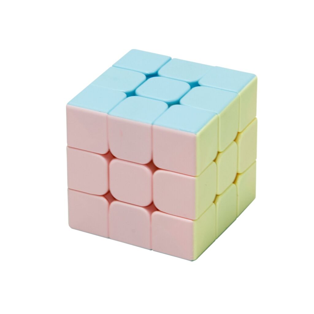 Pastel Renkli 3x3 Zeka Küpü  Akıl ve Strateji Oyunu