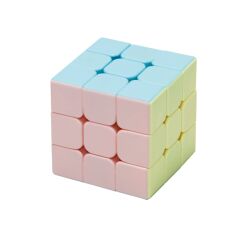 Pastel Renkli 3x3 Zeka Küpü  Akıl ve Strateji Oyunu