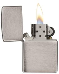 Zippo Reg Brush Fın Chrome Çakmak