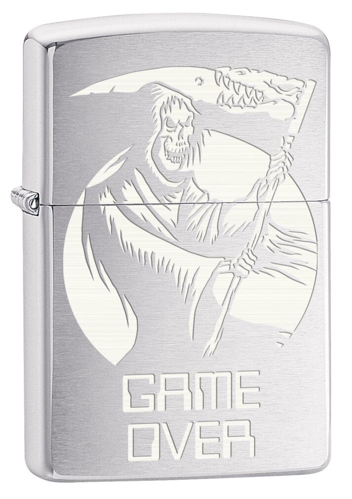 Zippo Skull Game Over Dizayn Çakmak