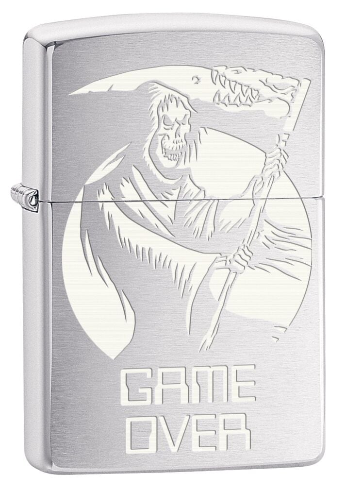 Zippo Skull Game Over Dizayn Çakmak