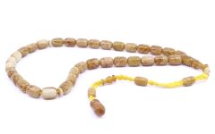 Kapsül Kesim Sıkma Kehribar Tesbih 8,5 x 12 mm