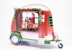 Noel Baba Karavan Işıklı ve Müzikli Kar Küresi