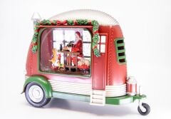 Noel Baba Karavan Işıklı ve Müzikli Kar Küresi