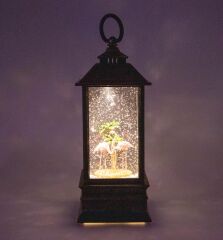 Flamingolar Işıklı ve Müzikli Kar Küresi