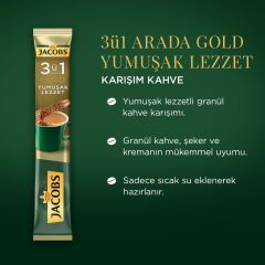 Jacobs 3ü1 Arada Yumuşak Lezzet 1 Kutu 40 Adet 18 g