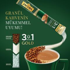 Jacobs 3ü1 Arada Yoğun Lezzet 1 Kutu 40 Adet 18 g