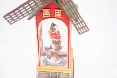 Yel Değirmeni Işıklı ve Müzikli Kar Küresi