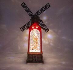 Yel Değirmeni Işıklı ve Müzikli Kar Küresi