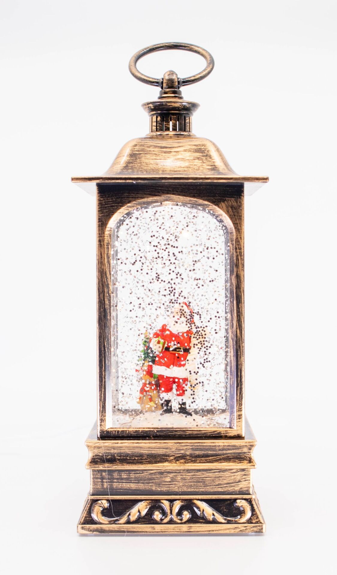 Noel Baba Hediye Listesi Işıklı ve Müzikli Kar Küresi