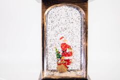 Noel Baba Hediye Listesi Işıklı ve Müzikli Kar Küresi