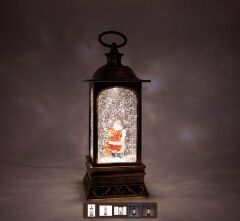 Noel Baba Hediye Listesi Işıklı ve Müzikli Kar Küresi