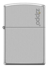 Zippo Classic Logo Satin Chrome Dizayn Çakmak