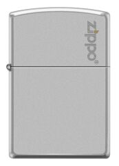 Zippo Classic Logo Satin Chrome Dizayn Çakmak