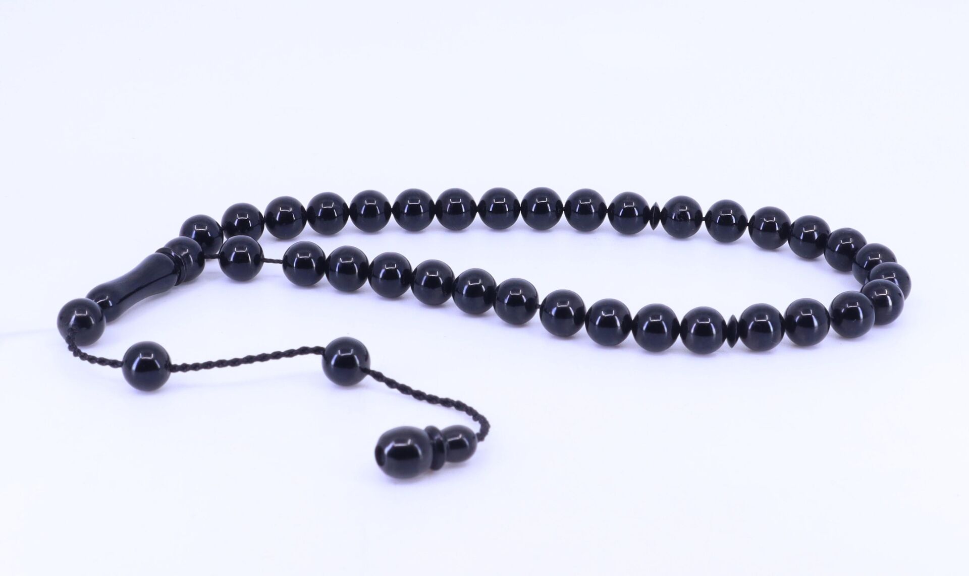 Küre Kesim Erzurum Oltu Taşı Tesbih 8 x 8 mm