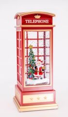 Noel Baba Çam Ağacı Işıklı ve Müzikli Kar Küresi