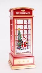 Noel Baba Çam Ağacı Işıklı ve Müzikli Kar Küresi