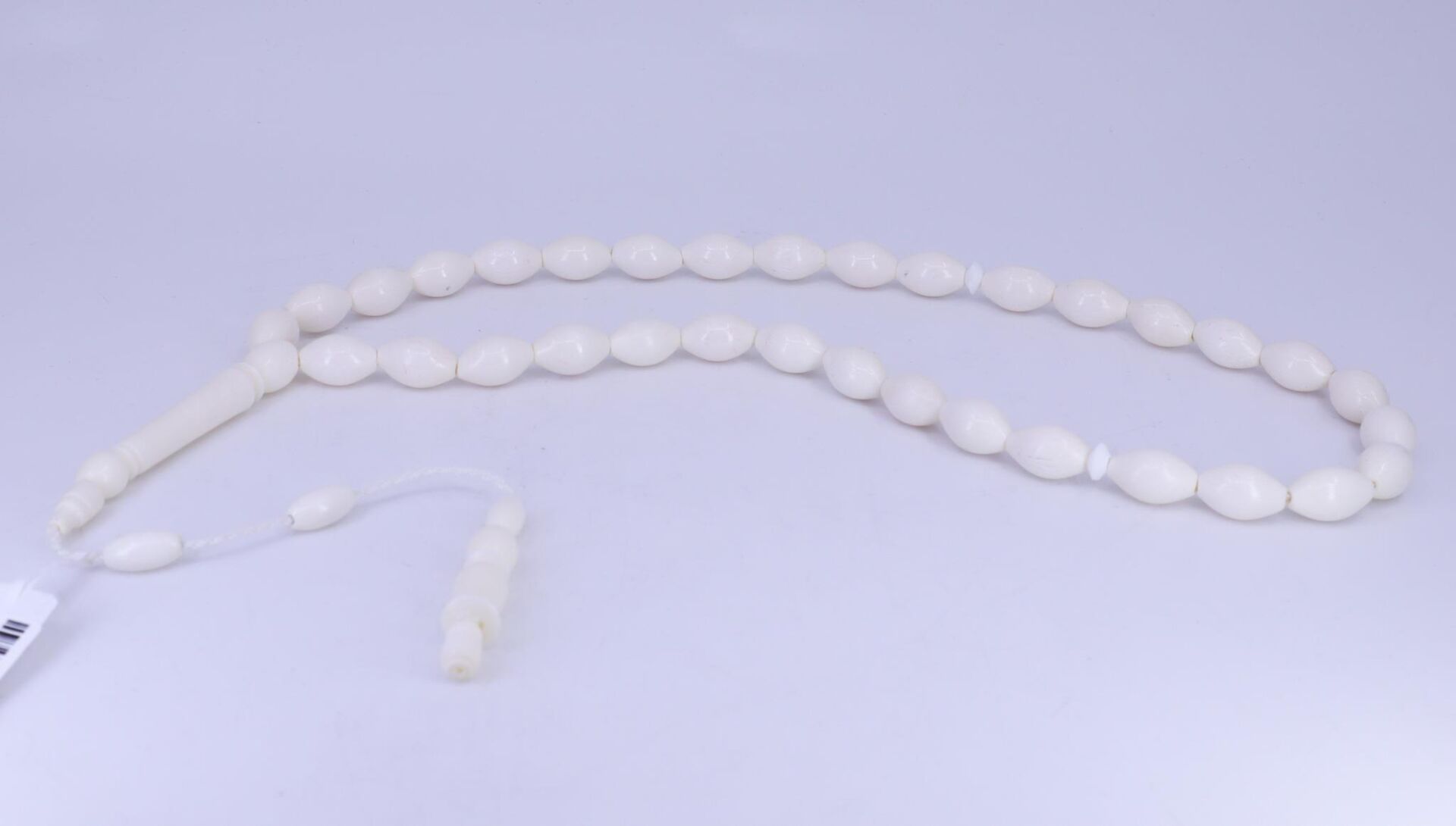 Beyzi Kesim Deve Kemiği Tesbih 7,5 x 12 mm