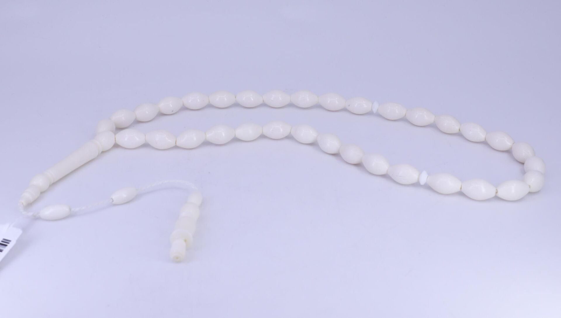 Beyzi Kesim Deve Kemiği Tesbih 7,5 x 12 mm