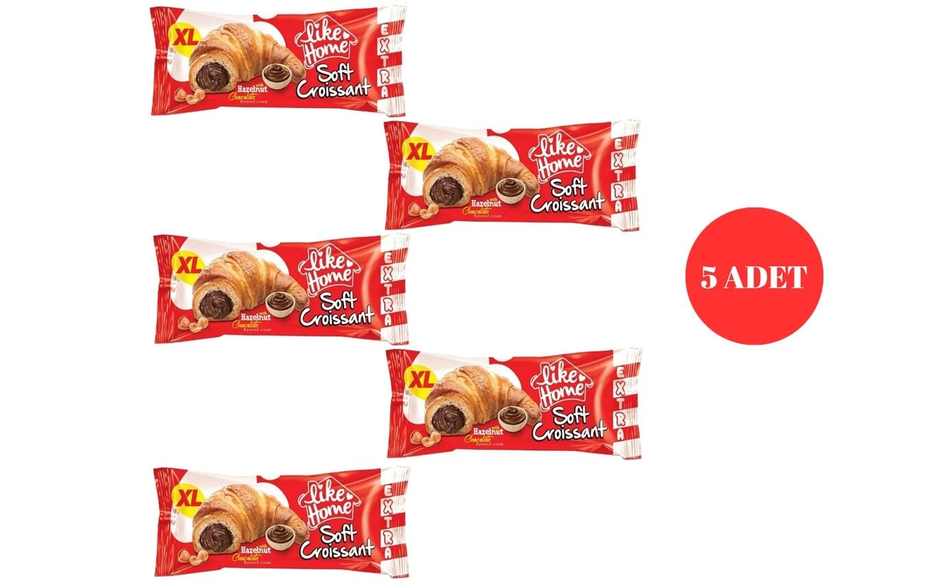 Like Home Croissant Fındık Kremalı 62 gr XL (5 ADET)