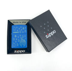 Zippo Sky Blue Flame Dizayn Çakmak